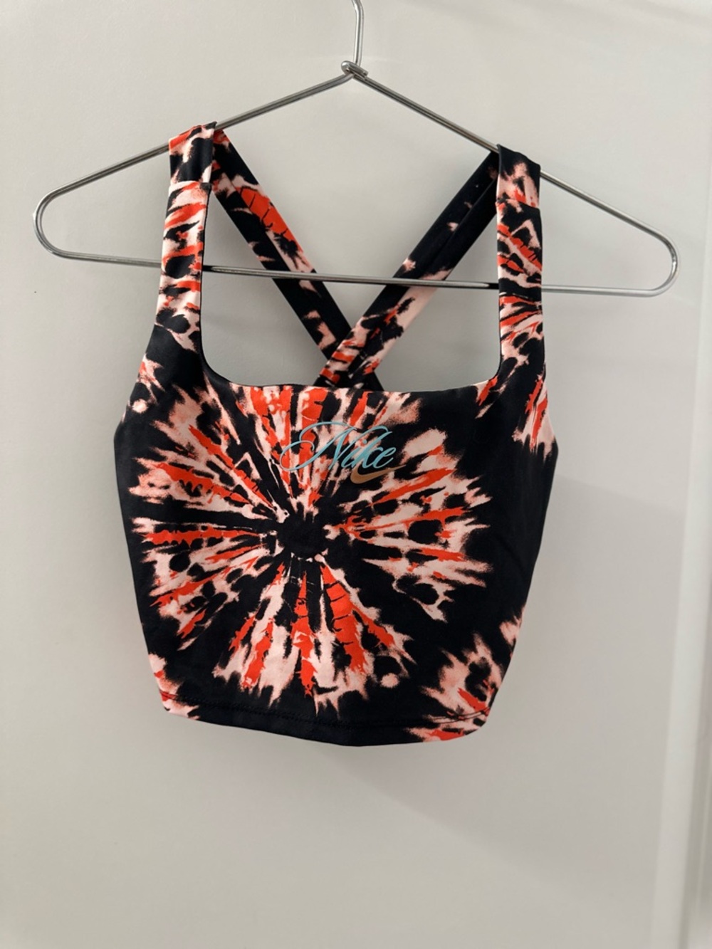 Nike Resort Cropped Training Tank Top | Tie Dye | M
